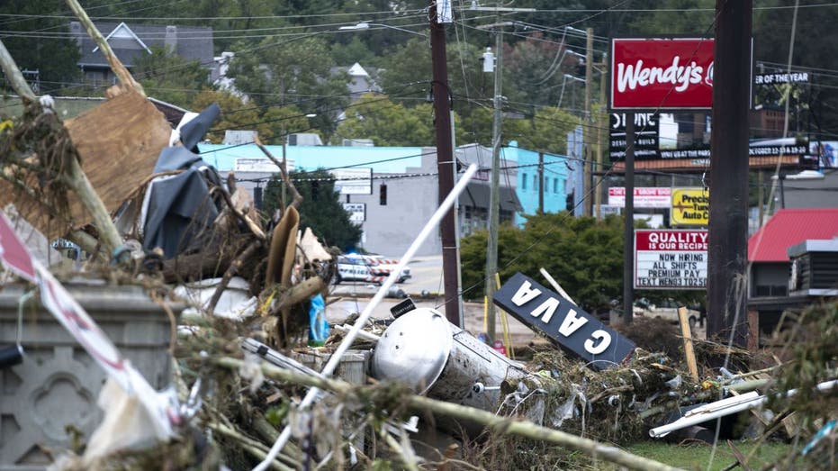 Damage to Asheville