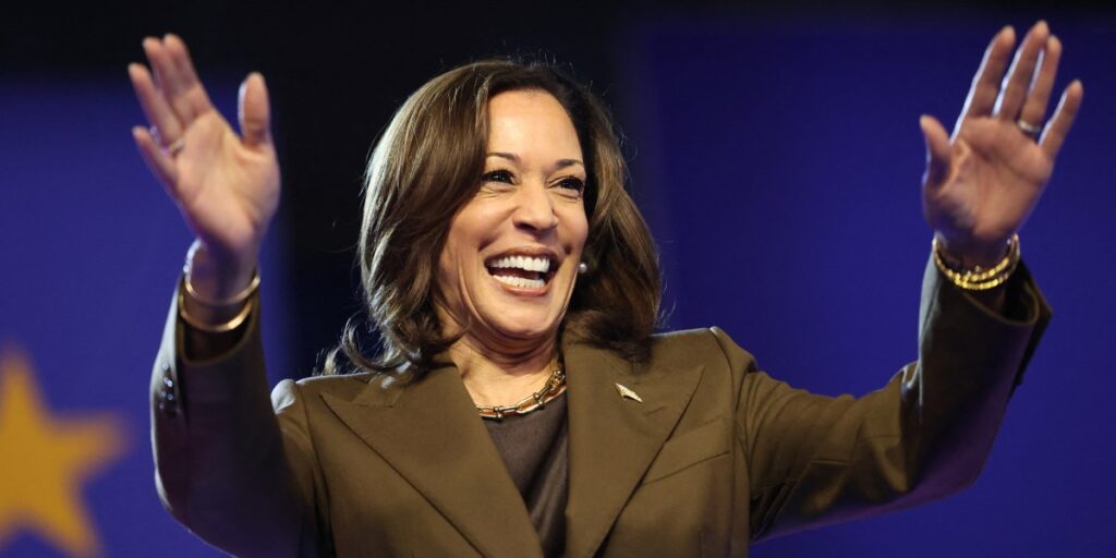 Kamala Harris holds a 66-point lead in Donald Trump's election, according to the famous data scientist